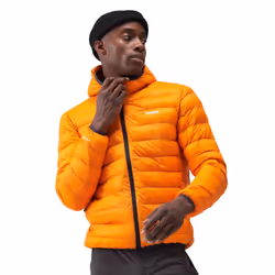 Regatta Mens Marizion Baffled Hooded Padded Jacket - S, Orange Pepper/Burnt Copper