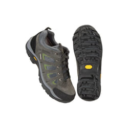 Mountain Warehouse Mens Field Extreme Suede Waterproof Walking Shoes - 11 UK, Stone