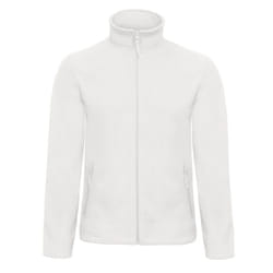 B&C Mens ID.501 Fleece Jacket - XS, White