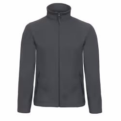 B&C Mens ID.501 Fleece Jacket - XS, Dark Grey