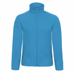 B&C Mens ID.501 Fleece Jacket - 3XL, Blue Atoll