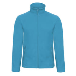 B&C Mens ID.501 Fleece Jacket - 3XL, Blue Atoll