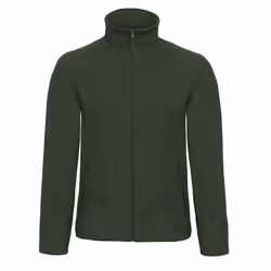 B&C Mens ID.501 Fleece Jacket - XS, Forest Green