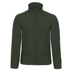 B&C Mens ID.501 Fleece Jacket - XS, Forest Green