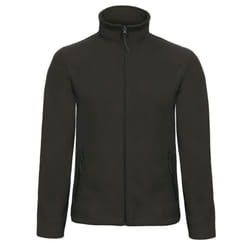 B&C Mens ID.501 Fleece Jacket - XS, Black