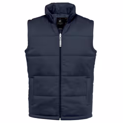B&C Mens Body Warmer - S, Navy Blue
