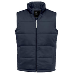 B&C Mens Body Warmer - S, Navy Blue