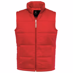 B&C Mens Body Warmer - M, Red