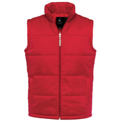 B&C Mens Body Warmer - M, Red