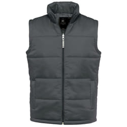 B&C Mens Body Warmer - XXL, Dark Grey
