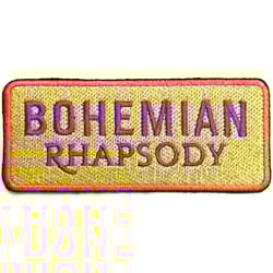 Queen Bohemian Rhapsody Woven Iron On Patch