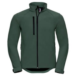 Russell Mens Soft Shell Jacket - XS, Bottle Green