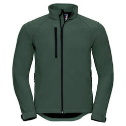 Russell Mens Soft Shell Jacket - S, Bottle Green