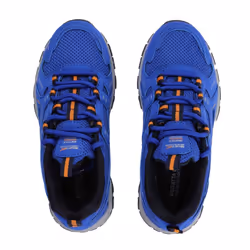 Regatta Childrens/Kids Vendeavour Walking Shoes - 9 UK Child, Strong Blue/Orange Pepper