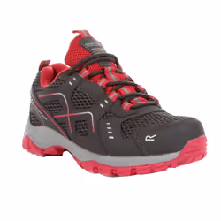 Regatta Childrens/Kids Vendeavour Walking Shoes - 12 UK Child, Granite/Pink Potion