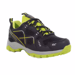 Regatta Childrens/Kids Vendeavour Walking Shoes - 12 UK Child, Navy/Lime Punch