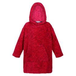 Regatta Childrens/Kids Cosy Zebra Print Poncho - 9-13 Years, Pink Potion