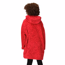 Regatta Childrens/Kids Cosy Zebra Print Poncho - 9-13 Years, Pink Potion