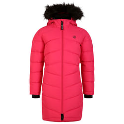 Dare 2B Girls Striking III Quilted Parka - 11-12 Years, Berry Pink