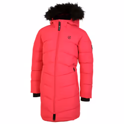 Dare 2B Girls Striking III Quilted Parka - 11-12 Years, Berry Pink