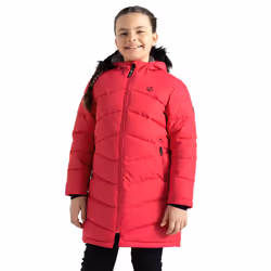 Dare 2B Girls Striking III Quilted Parka - 11-12 Years, Berry Pink