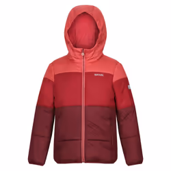 Regatta Childrens/Kids Lofthouse VII Terrain Print Padded Jacket - 3-4 Years, Mineral Red/Rumba Red