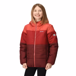 Regatta Childrens/Kids Lofthouse VII Terrain Print Padded Jacket - 3-4 Years, Mineral Red/Rumba Red