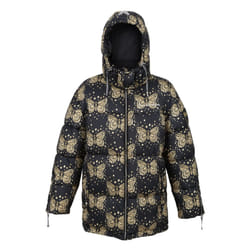 Regatta Womens/Ladies Christian Lacroix Gallican Messangers Print Baffled Padded Jacket - 14 UK, Black/Gold