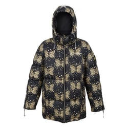 Regatta Womens/Ladies Christian Lacroix Gallican Messangers Print Baffled Padded Jacket - 18 UK, Black/Gold
