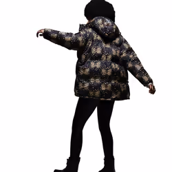 Regatta Womens/Ladies Christian Lacroix Gallican Messangers Print Baffled Padded Jacket - 18 UK, Black/Gold