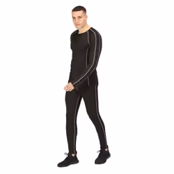 Regatta Mens Pro Long-Sleeved Base Layer Top - 3XL, Black