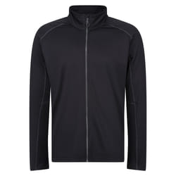 Regatta Mens Core Stretch Full Zip Midlayer - M, Black