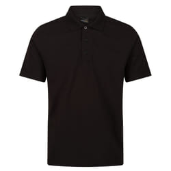Regatta Mens Pro 65/35 Short-Sleeved Polo Shirt - 4XL, Black