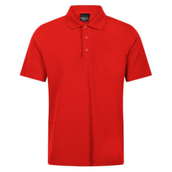 Regatta Mens Pro 65/35 Short-Sleeved Polo Shirt - M, Classic Red