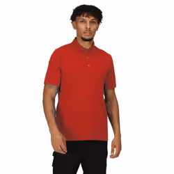Regatta Mens Pro 65/35 Short-Sleeved Polo Shirt - M, Classic Red