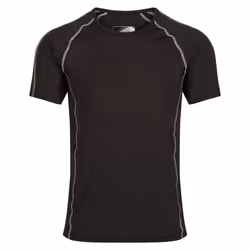 Regatta Mens Pro Short-Sleeved Base Layer Top - L, Black