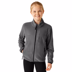 Regatta Childrens/Kids Microfleece Full Zip Fleece Jacket - 3-4 Years, Seal Grey