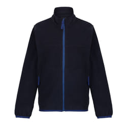 Regatta Childrens/Kids Microfleece Full Zip Fleece Jacket - 9-10 Years, Navy