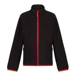 Regatta Childrens/Kids Microfleece Full Zip Fleece Jacket - 11-12 Years, Black