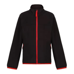 Regatta Childrens/Kids Microfleece Full Zip Fleece Jacket - 3-4 Years, Black