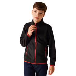 Regatta Childrens/Kids Microfleece Full Zip Fleece Jacket - 3-4 Years, Black