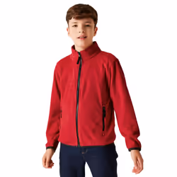 Regatta Childrens/Kids Microfleece Full Zip Fleece Jacket - 3-4 Years, Classic Red