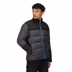 Regatta Mens Vintage Insulated Puffer Jacket - S, Seal Grey/Black