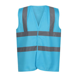 Regatta Unisex Adult Pro Identity Hi-Vis Vest - 3XL, Sky Blue