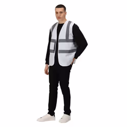 Regatta Unisex Adult Pro Identity Hi-Vis Vest - 3XL, White