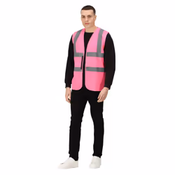 Regatta Unisex Adult Pro Identity Hi-Vis Vest - XL, Pink