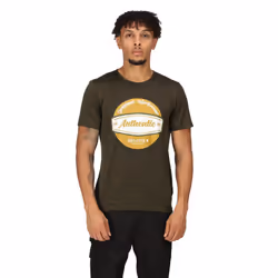 Regatta Mens Original Moisture Wicking T-Shirt - XXL, Dark Khaki Marl