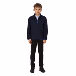 Regatta Childrens/Kids Microfleece Half Zip Fleece Jacket - 9-10 Years, Navy