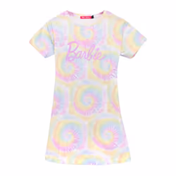 Barbie Girls Open Back T-Shirt Dress (Pack of 2)