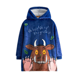 The Gruffalo Boys Hoodie Blanket - 6-8 Years, Blue/Brown